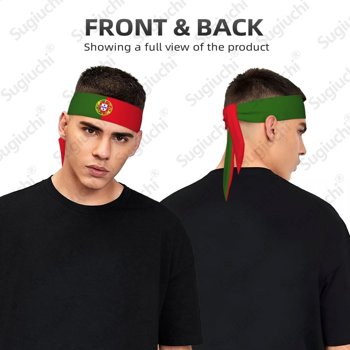 Women'S Fashion Portugal - 2026 Portugal Tie Headband for Men