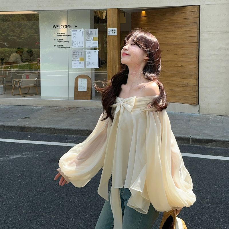 French Style Off Shoulder Puff - огляд і ціна Off Shoulder Top
