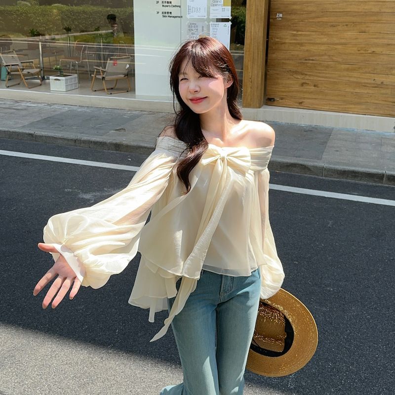 French Style Off Shoulder Puff - огляд і ціна Off Shoulder Top