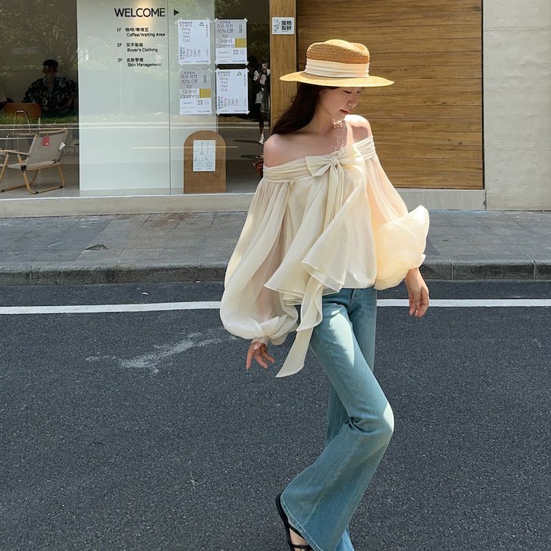 French Style Off Shoulder Puff - огляд і ціна Off Shoulder Top
