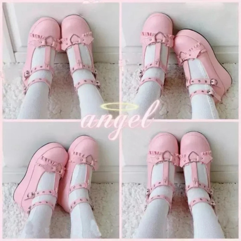 New Sweet Heart Buckle Wedges  - огляд і ціна Women Fashion Store