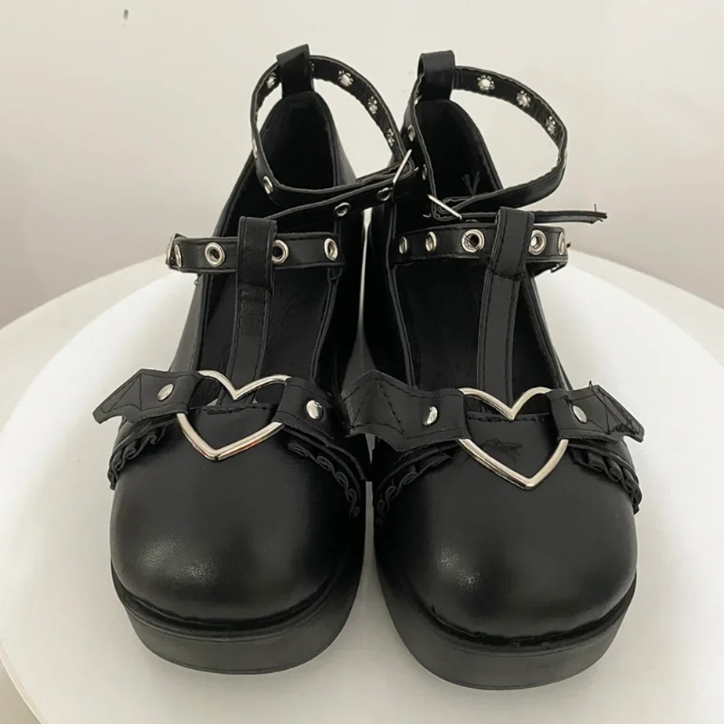 New Sweet Heart Buckle Wedges  - огляд і ціна Women Fashion Store