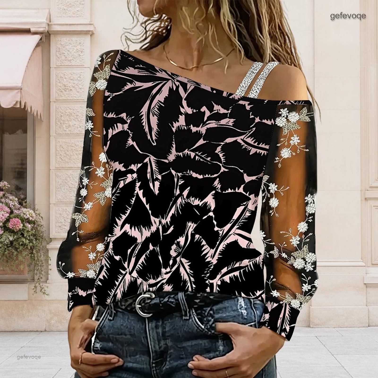 Women Off Shoulder Blouse Asym - огляд і ціна Off Shoulder Top