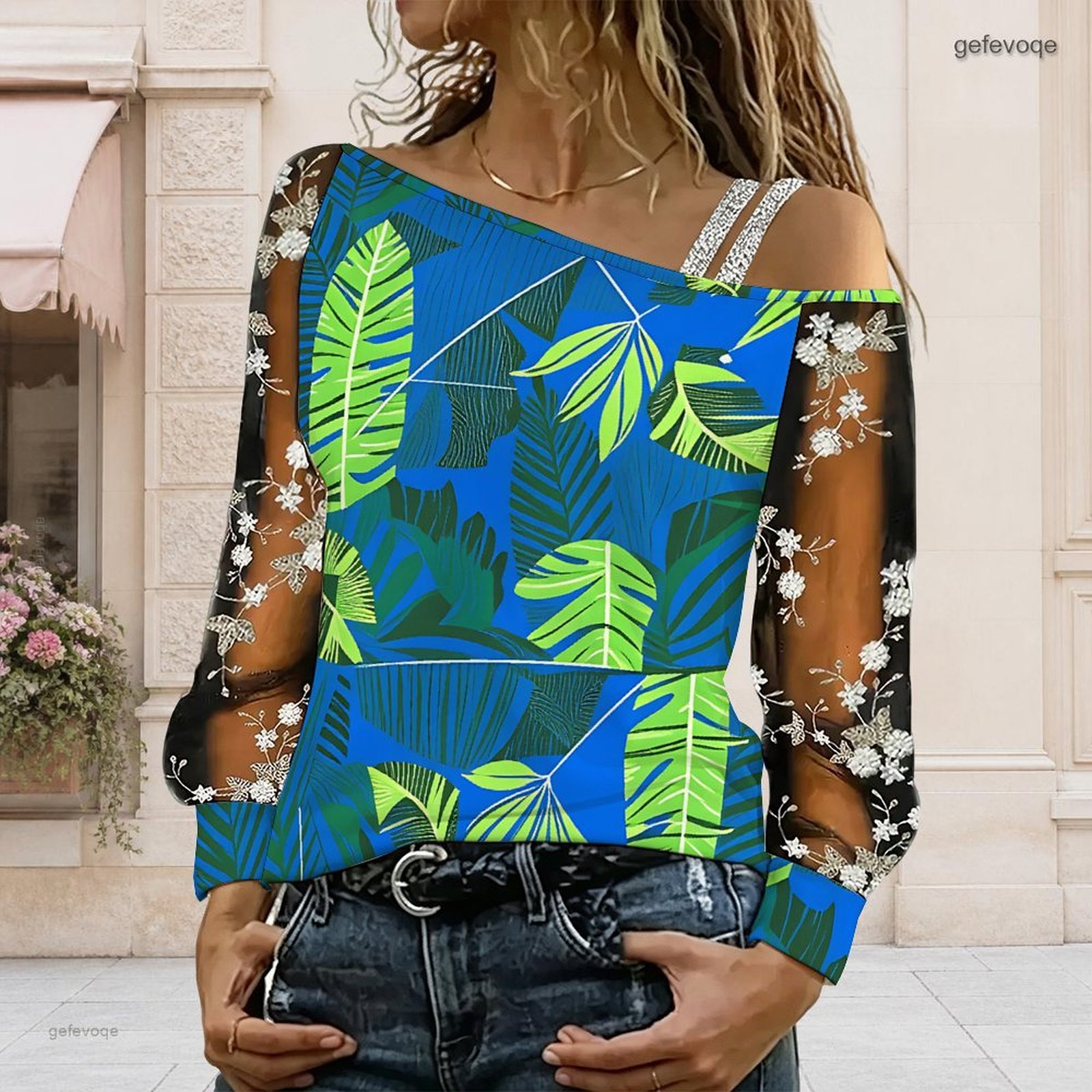 Women Off Shoulder Blouse Asym - огляд і ціна Off Shoulder Top