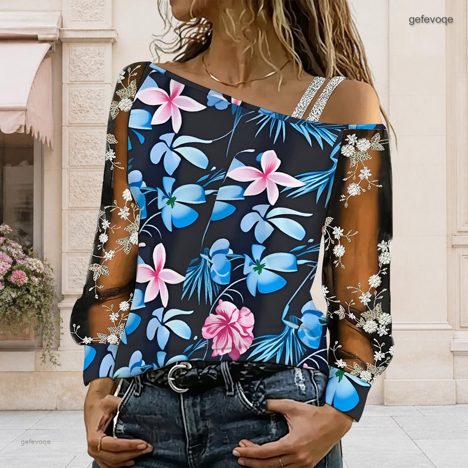 Women Off Shoulder Blouse Asym - огляд і ціна Off Shoulder Top