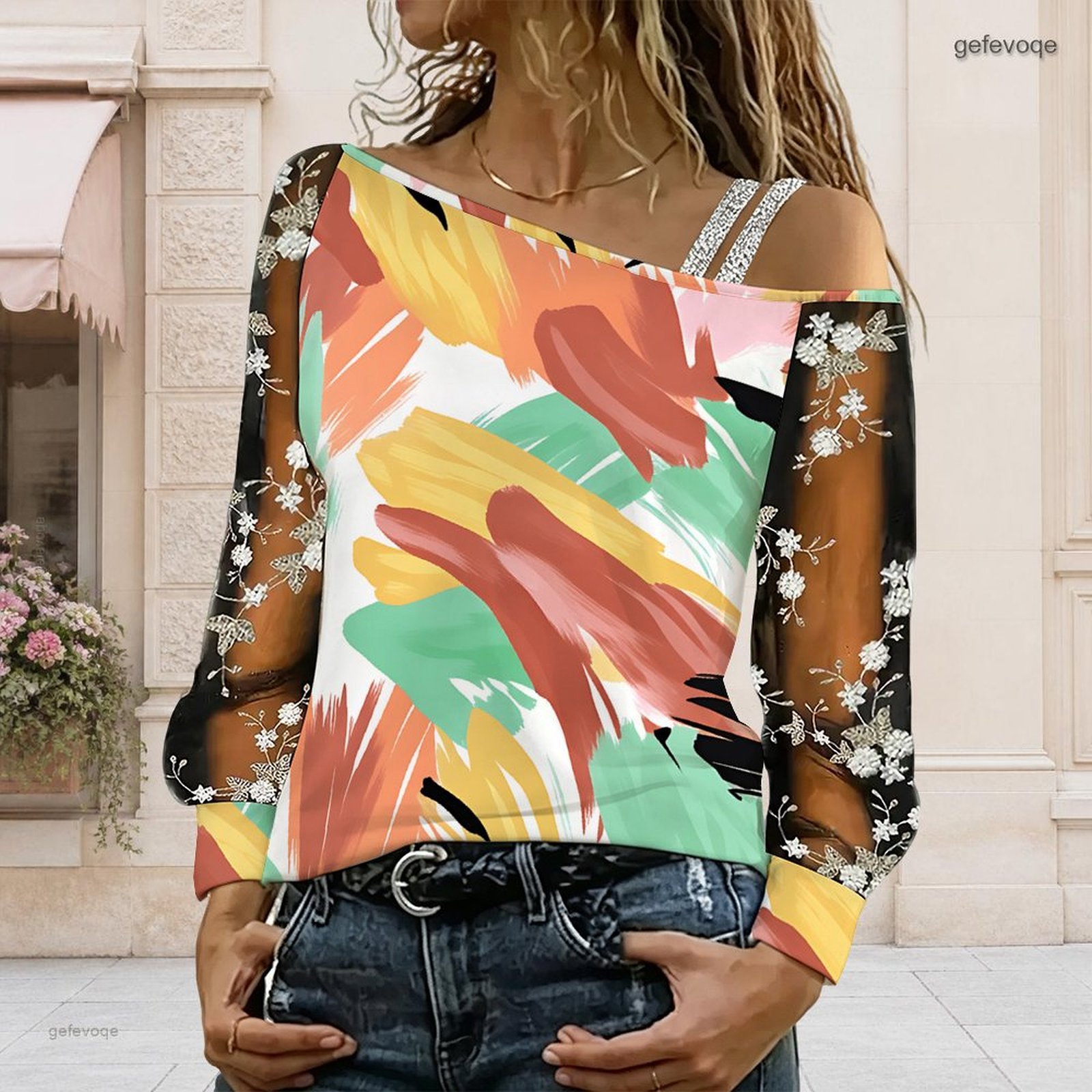 Women Off Shoulder Blouse Asym - огляд і ціна Off Shoulder Top