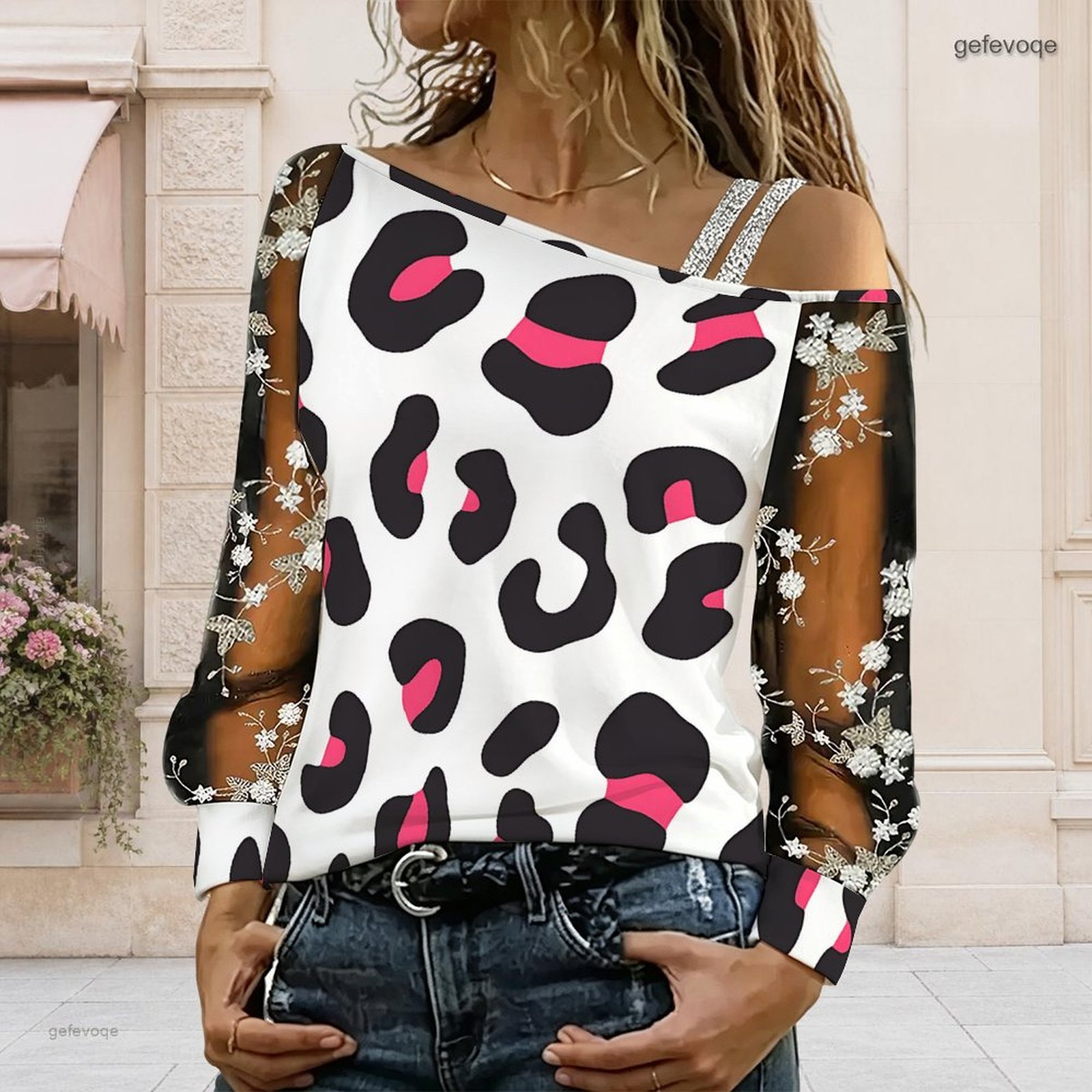 Women Off Shoulder Blouse Asym - огляд і ціна Off Shoulder Top