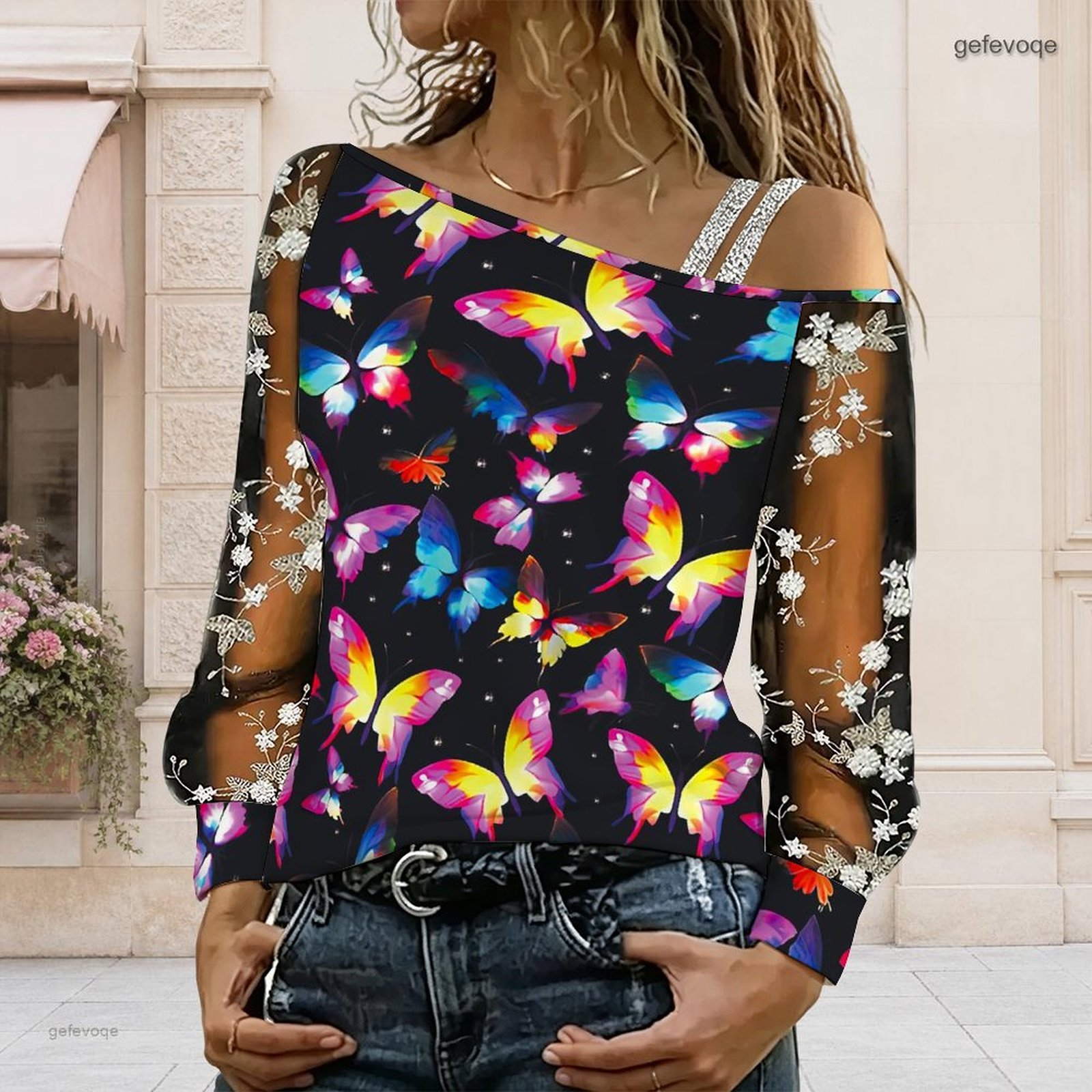 Women Off Shoulder Blouse Asym - огляд і ціна Off Shoulder Top