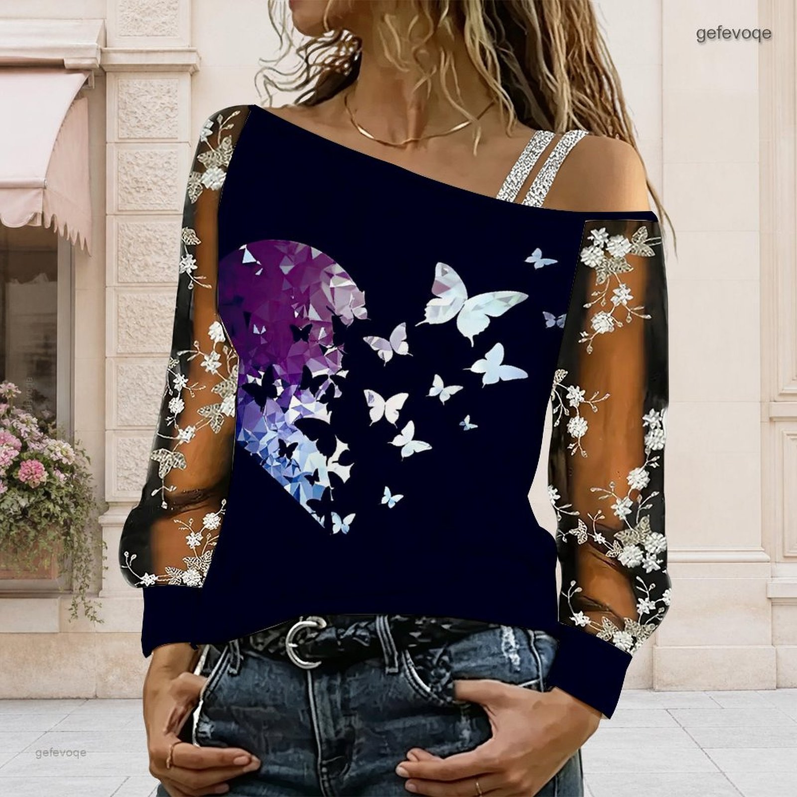 Women Off Shoulder Blouse Asym - огляд і ціна Off Shoulder Top