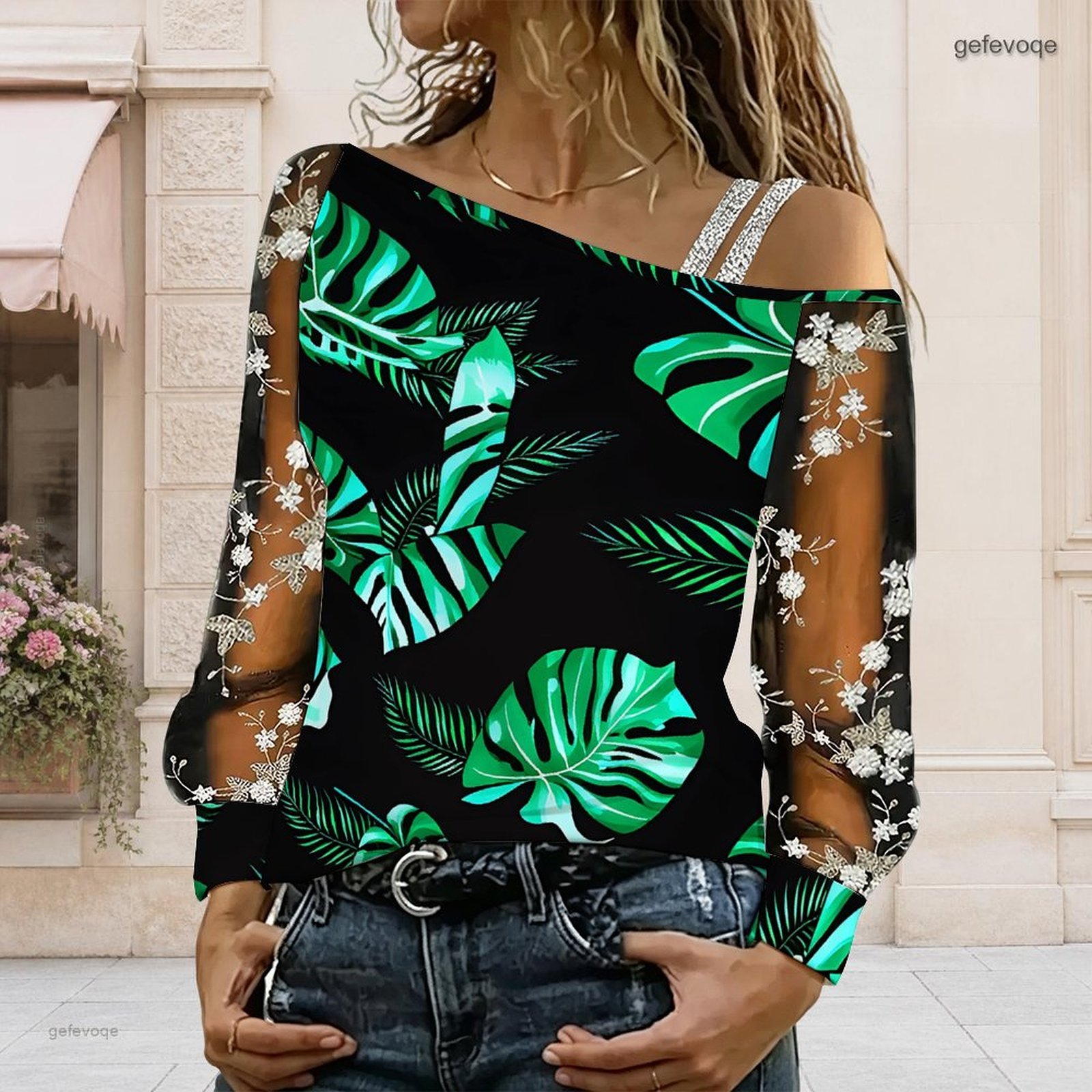 Women Off Shoulder Blouse Asym - огляд і ціна Off Shoulder Top