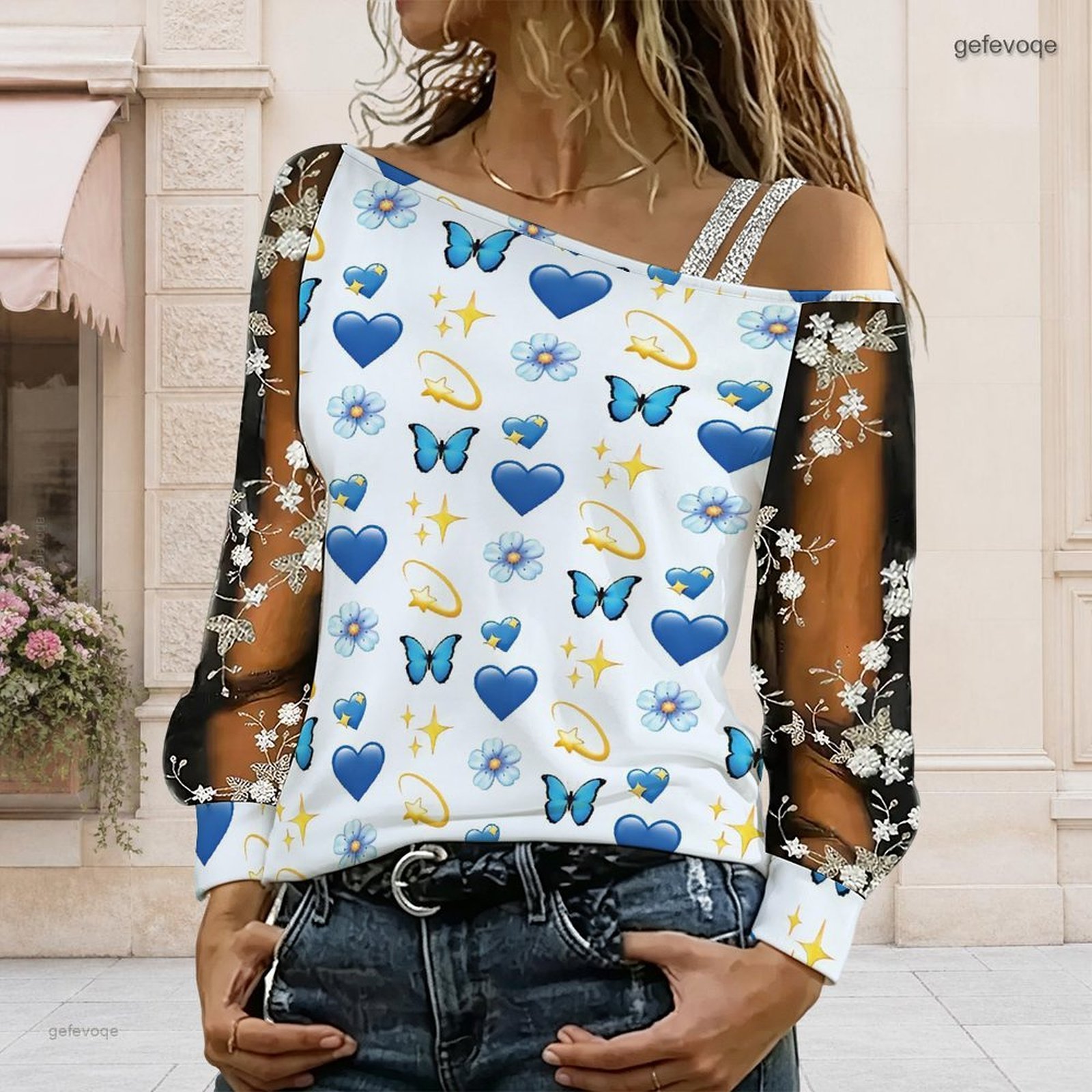 Women Off Shoulder Blouse Asym - огляд і ціна Off Shoulder Top