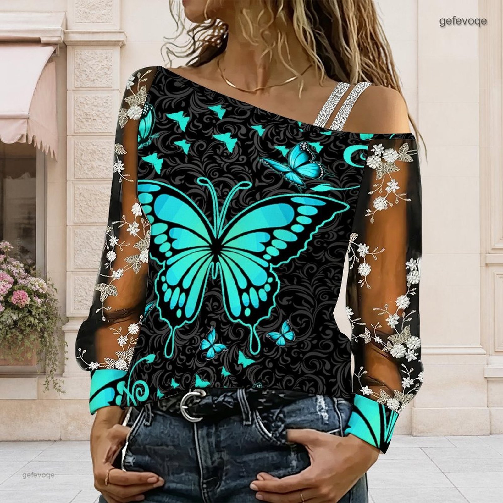 Women Off Shoulder Blouse Asym - огляд і ціна Off Shoulder Top