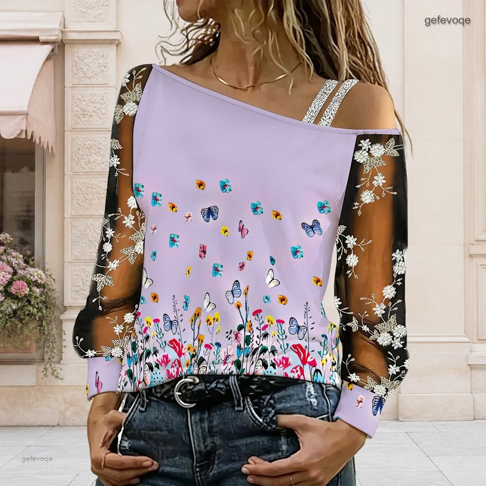 Women Off Shoulder Blouse Asym - огляд і ціна Off Shoulder Top