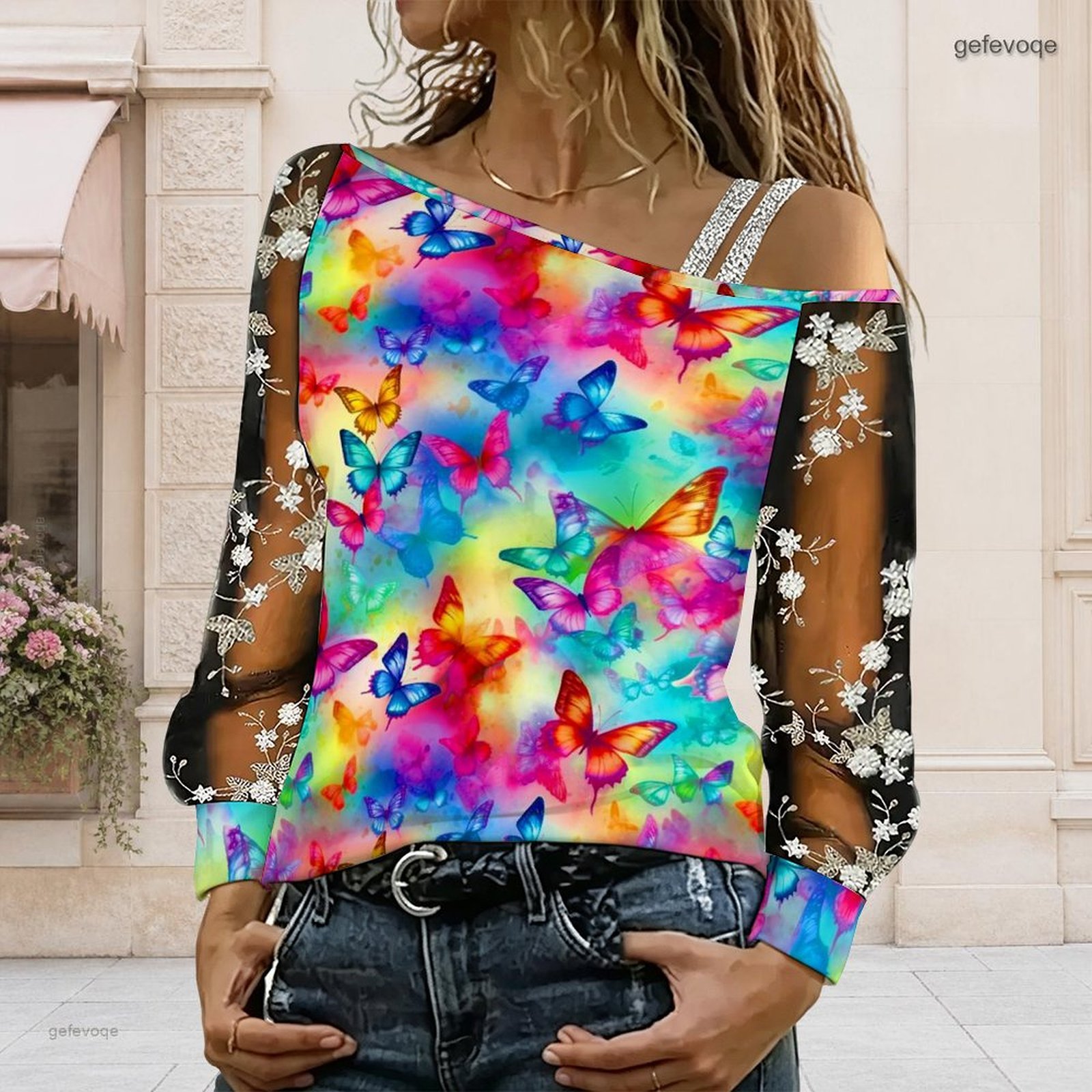 Women Off Shoulder Blouse Asym - огляд і ціна Off Shoulder Top