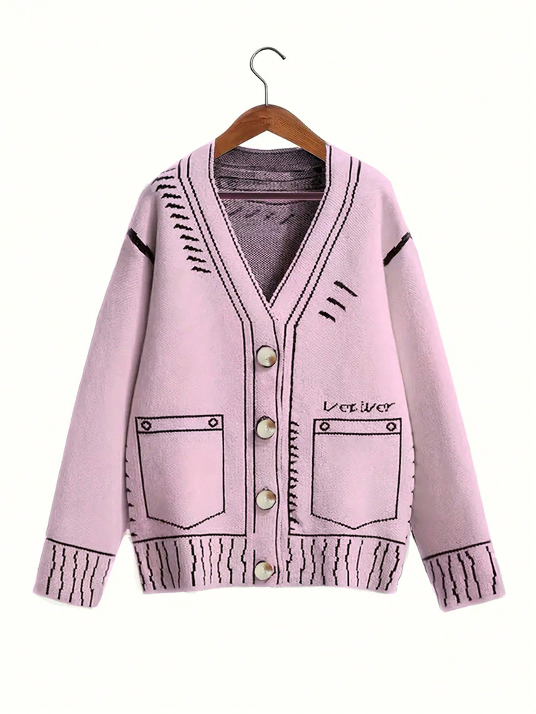 plus Size Women's Button-Up Ca - огляд і ціна Women'S Fashion Knitwear