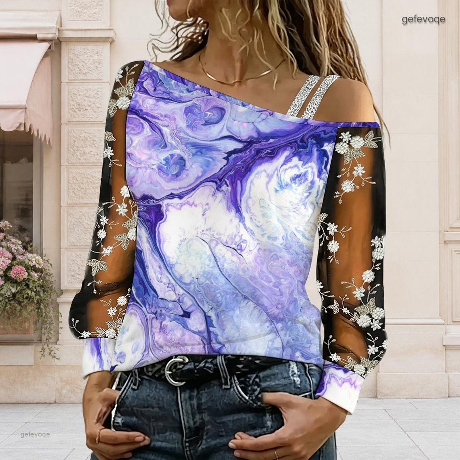 Women Off Shoulder Blouse Asym - огляд і ціна Off Shoulder Top