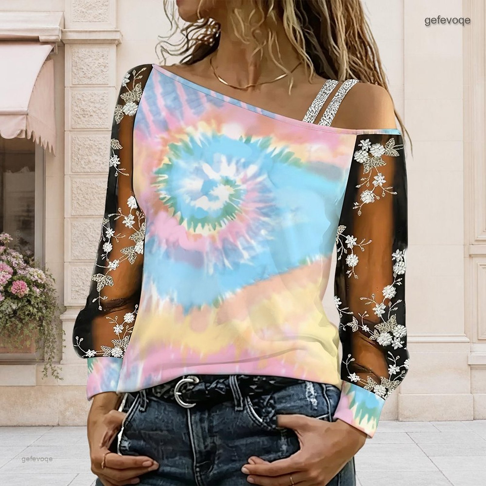 Women Off Shoulder Blouse Asym - огляд і ціна Off Shoulder Top