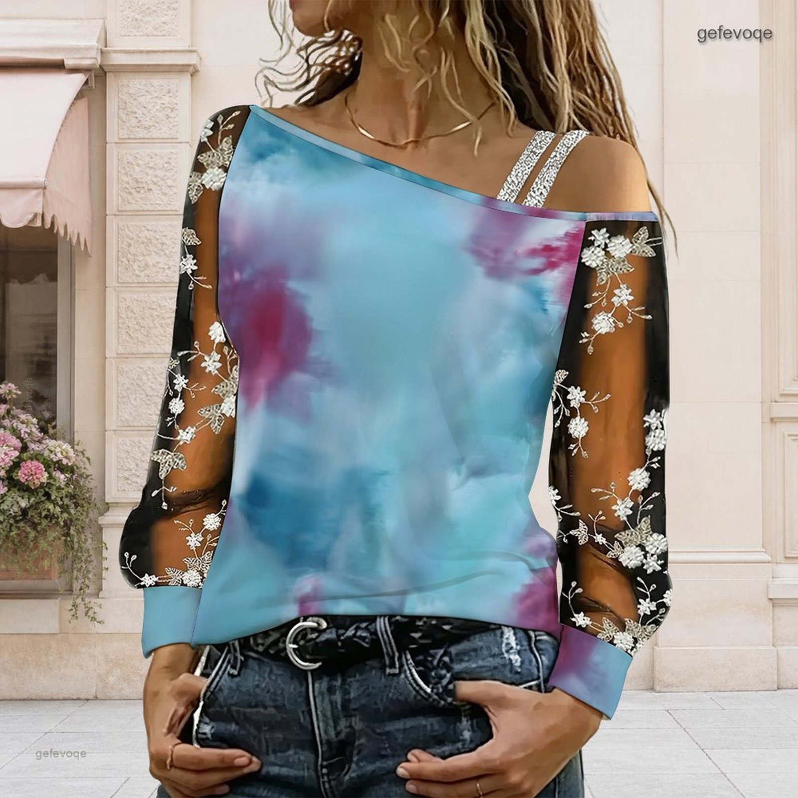 Women Off Shoulder Blouse Asym - огляд і ціна Off Shoulder Top