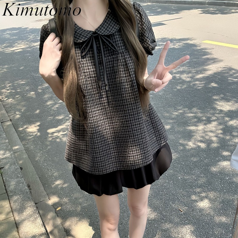 Kimutomo Women Shirts Peter Pa - огляд і ціна Women'S Y2K Fashion Aesthetic