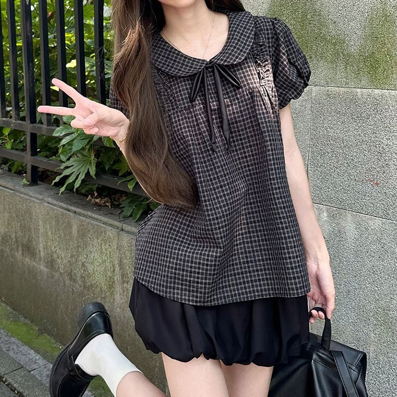 Kimutomo Women Shirts Peter Pa - огляд і ціна Women'S Y2K Fashion Aesthetic