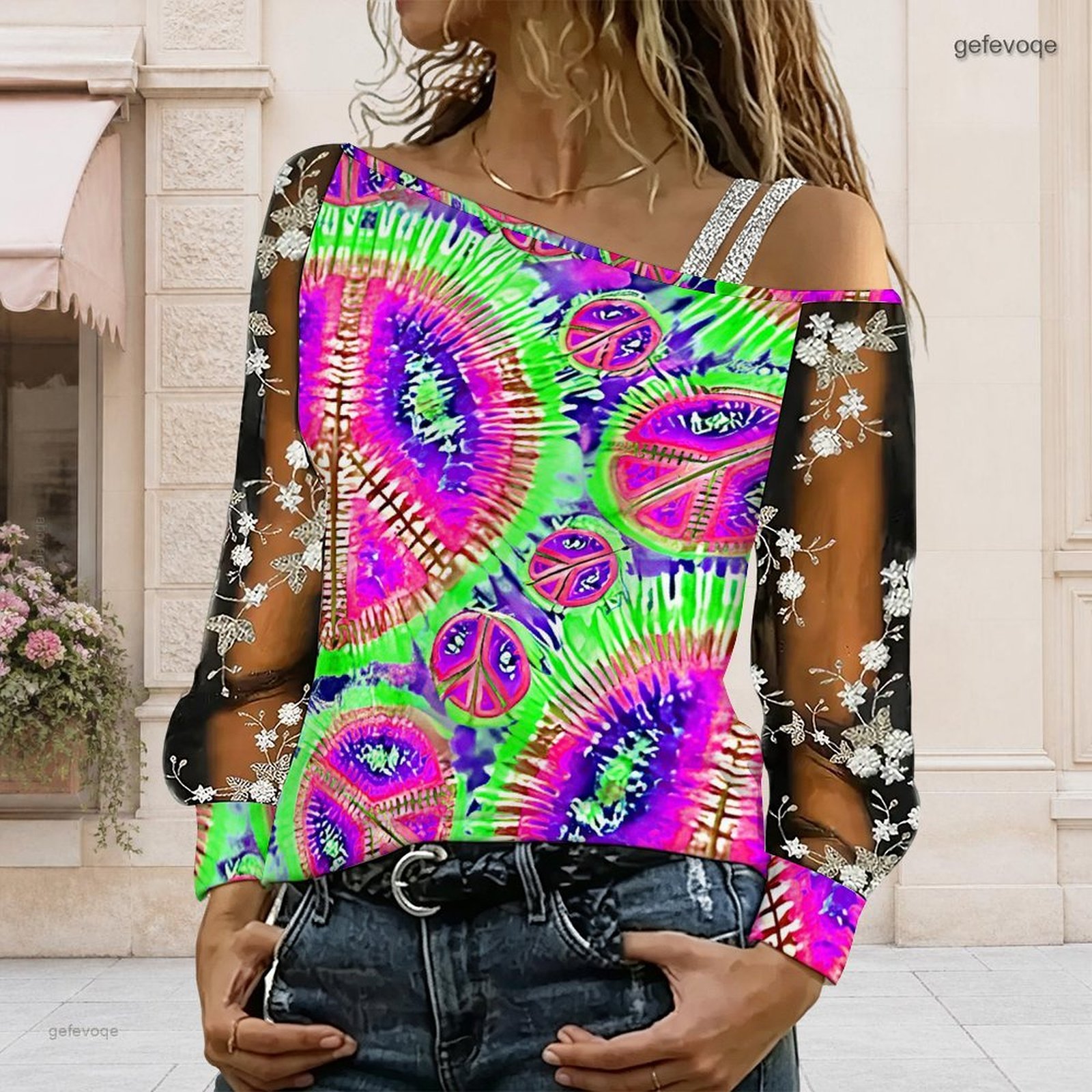 Women Off Shoulder Blouse Asym - огляд і ціна Off Shoulder Top