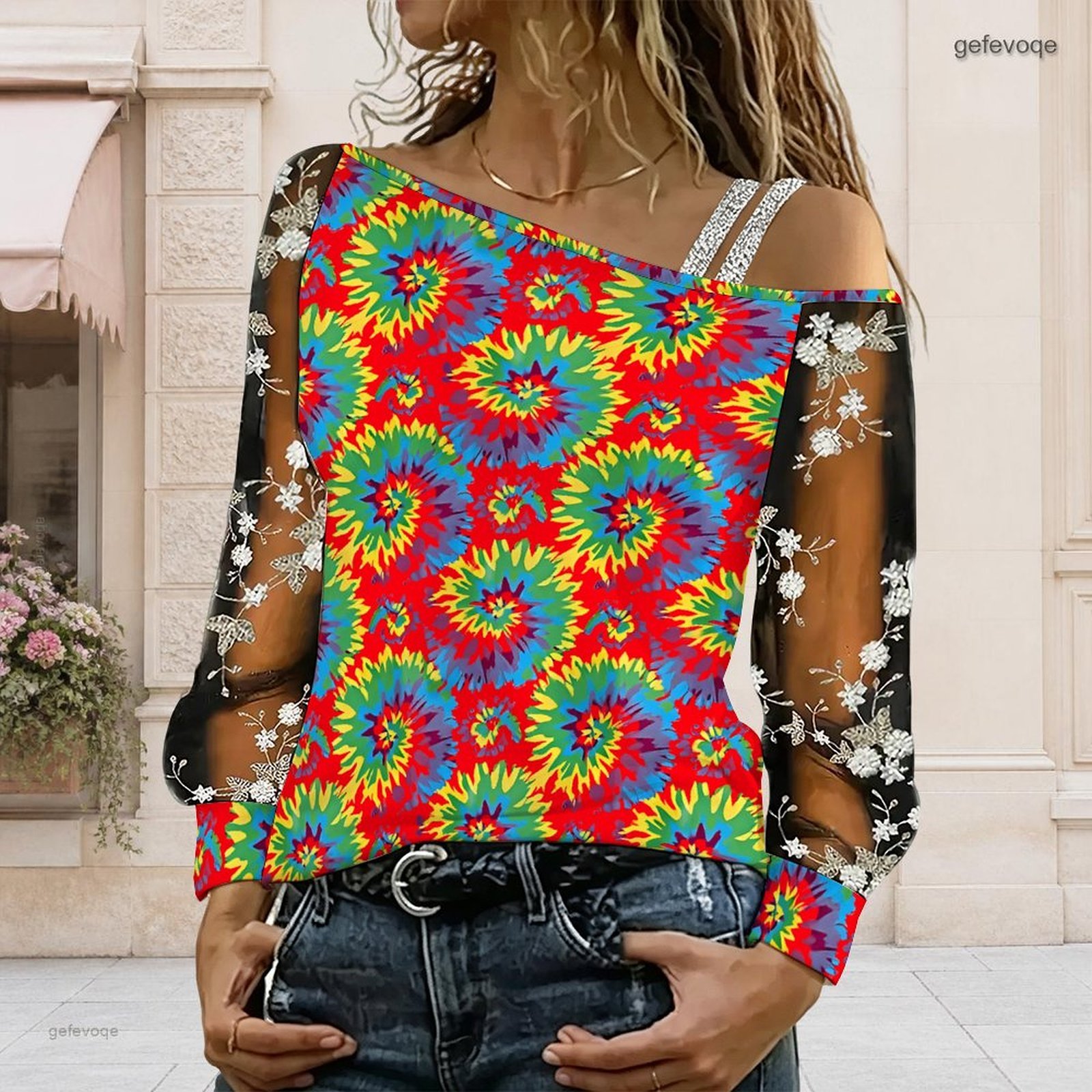 Women Off Shoulder Blouse Asym - огляд і ціна Off Shoulder Top