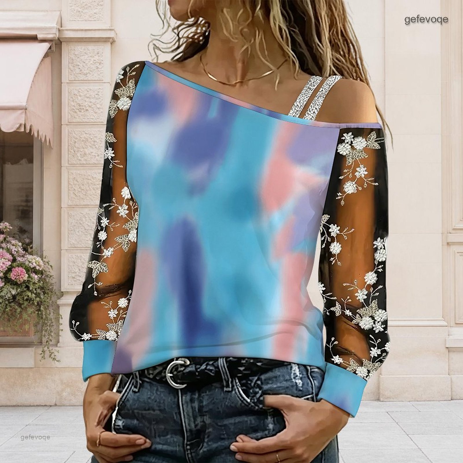 Women Off Shoulder Blouse Asym - огляд і ціна Off Shoulder Top