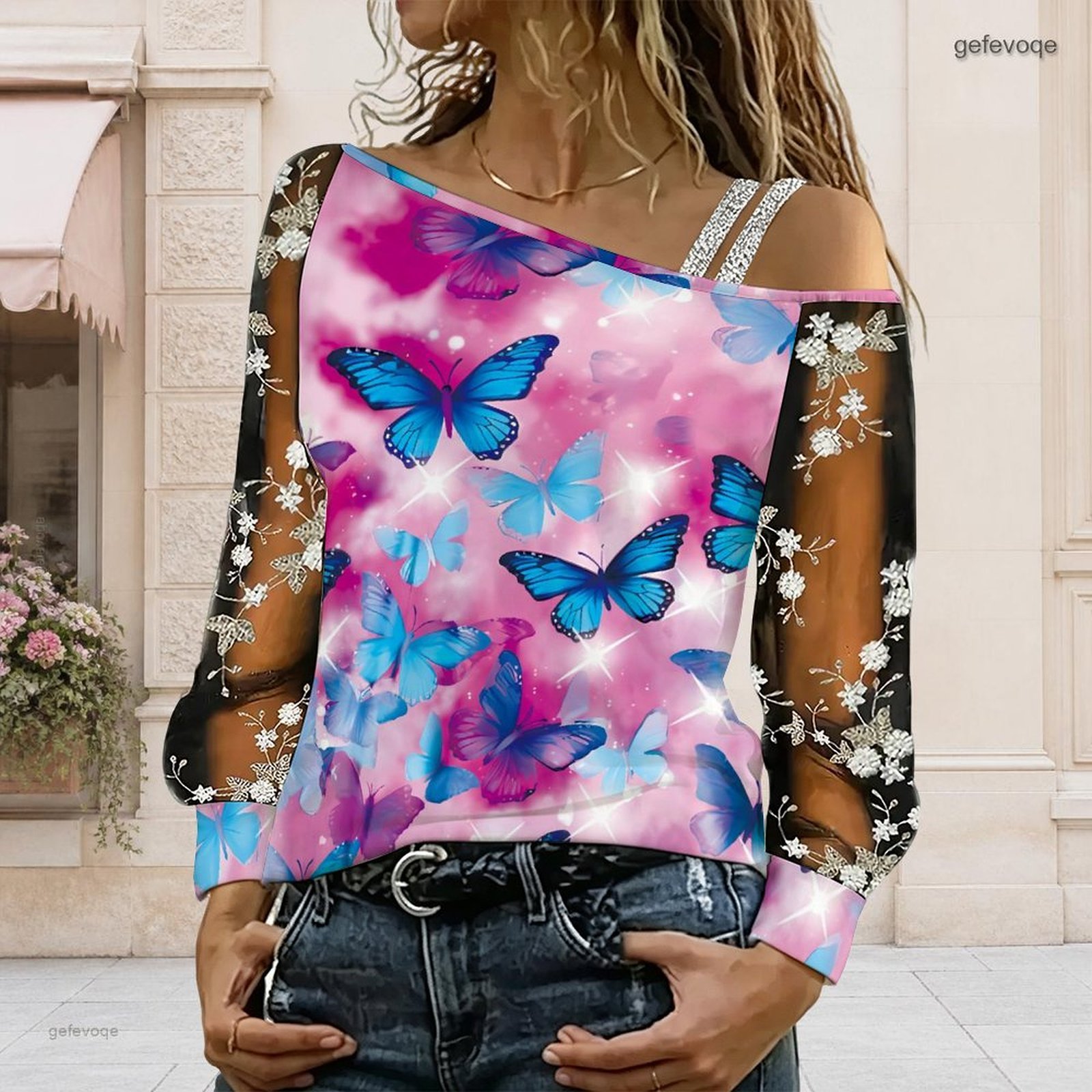 Women Off Shoulder Blouse Asym - огляд і ціна Off Shoulder Top