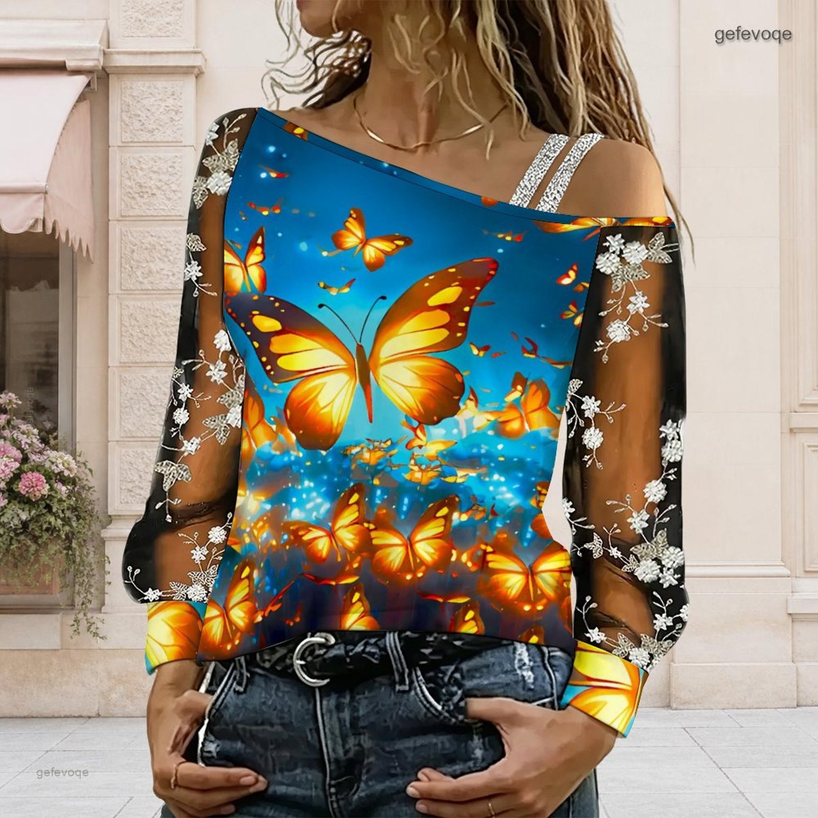 Women Off Shoulder Blouse Asym - огляд і ціна Off Shoulder Top