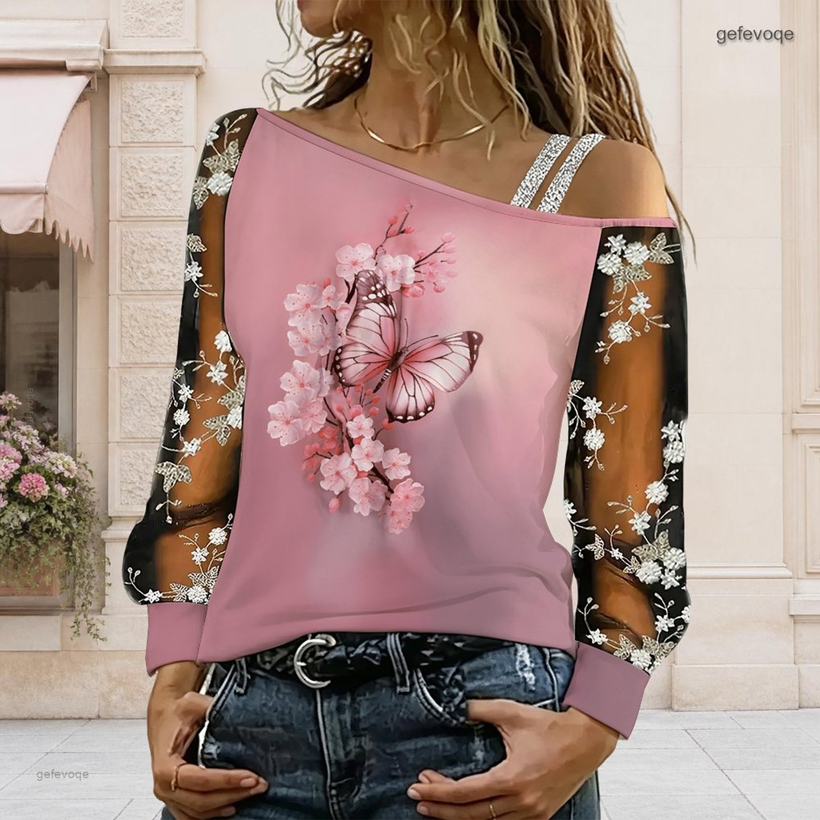 Women Off Shoulder Blouse Asym - огляд і ціна Off Shoulder Top