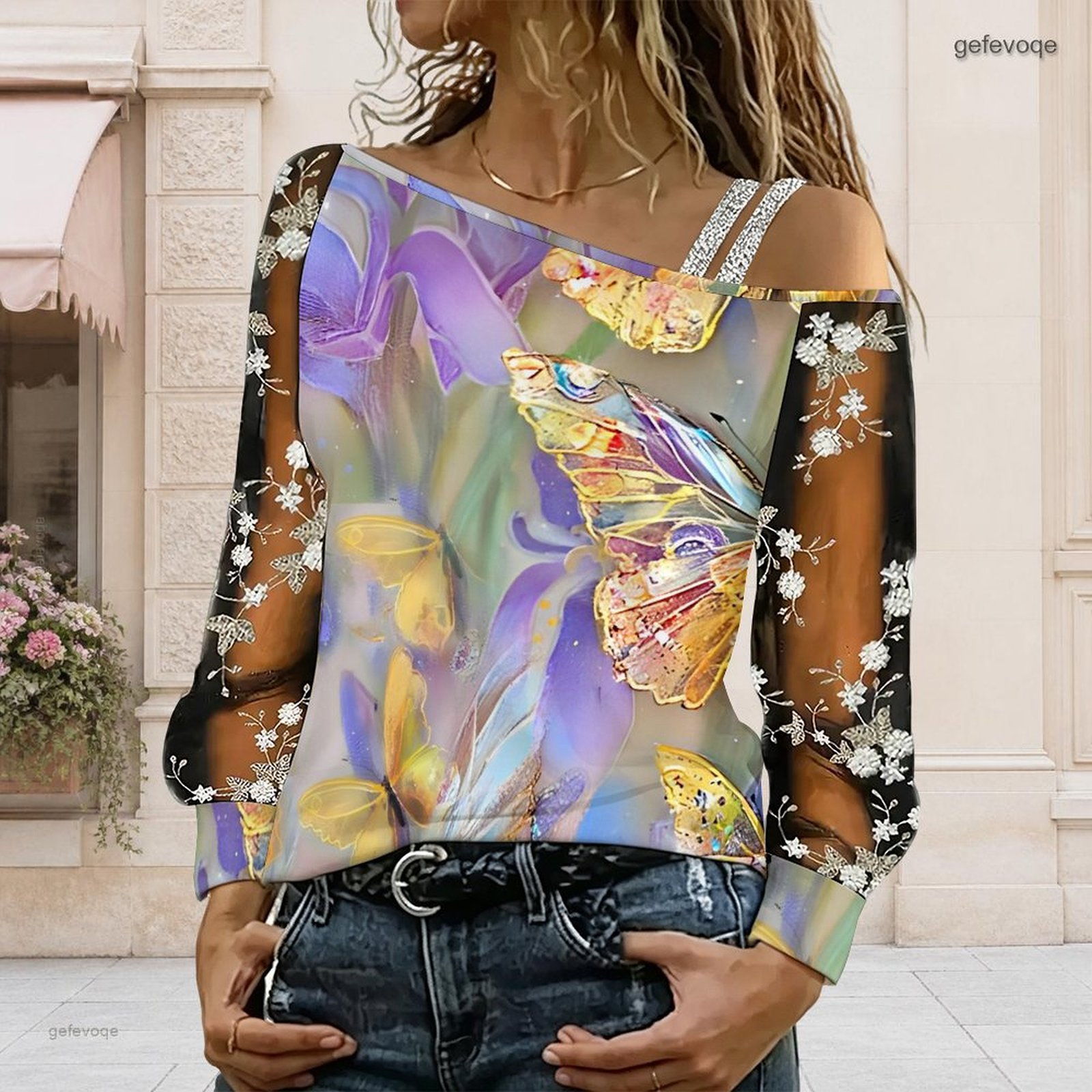 Women Off Shoulder Blouse Asym - огляд і ціна Off Shoulder Top
