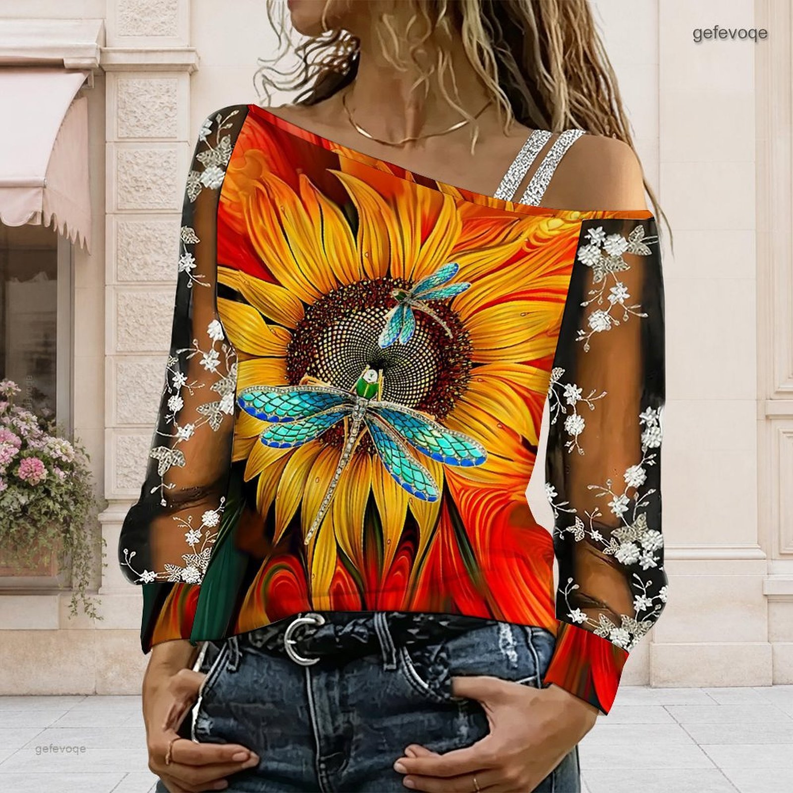 Women Off Shoulder Blouse Asym - огляд і ціна Off Shoulder Top