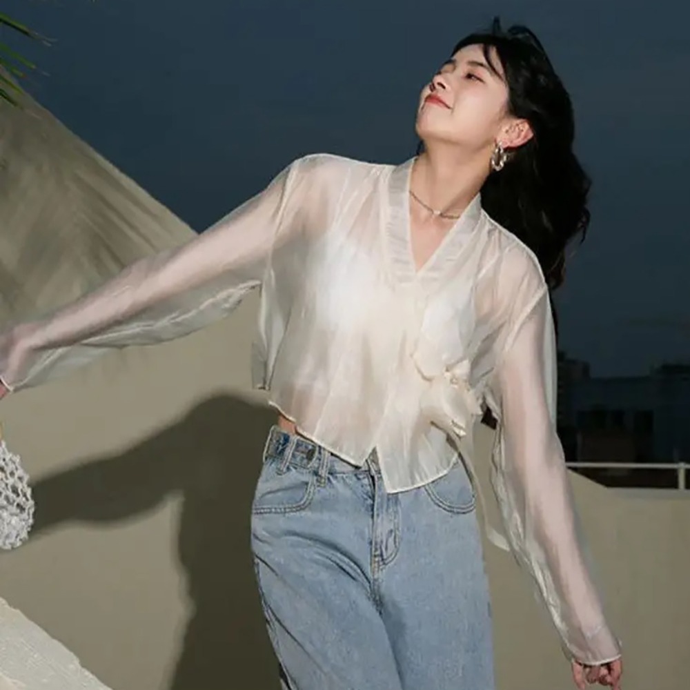 Hanfu Style Modal Ice Silk Sha - огляд і ціна Women'S Fashion Knitwear