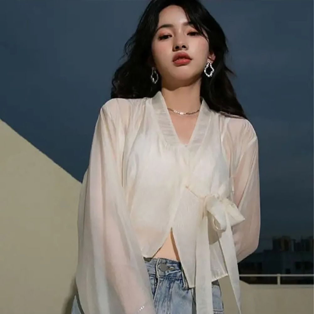 Hanfu Style Modal Ice Silk Sha - огляд і ціна Women'S Fashion Knitwear