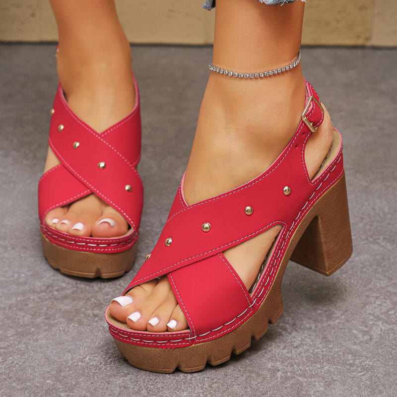Vintage Super High Heel Cross  - огляд і ціна Women'S Fashion Spring Summer 2026