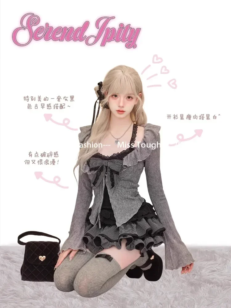 Sweet Lolita Vintage Suits Wom - огляд і ціна Women'S Fashion Knitwear